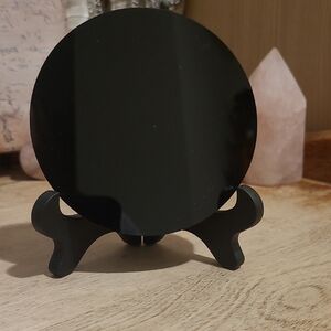 Obsidian Scrying Mirror